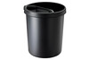 Papierkorb Helit Objekt 30 Liter mit Griffrand schwarz, Art.-Nr. H61061-SW - Paterno Shop