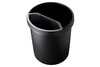 Papierkorb Helit Objekt 30 Liter mit Griffrand schwarz, Art.-Nr. H61061-SW - Paterno Shop