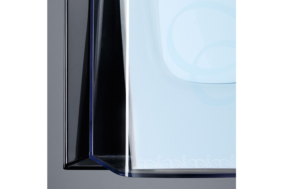 Wandprospekthalter Sigel A4 acrylic, mit 3 Fächern, Art.-Nr. LH135 - Paterno Shop