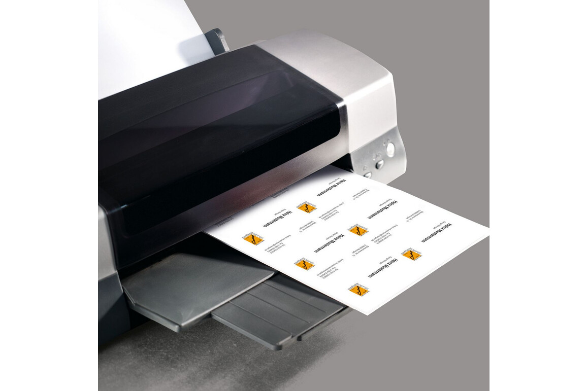 Visitenkarte Sigel A4 3C 250 gr. hochweiß, Art.-Nr. LP801 - Paterno Shop