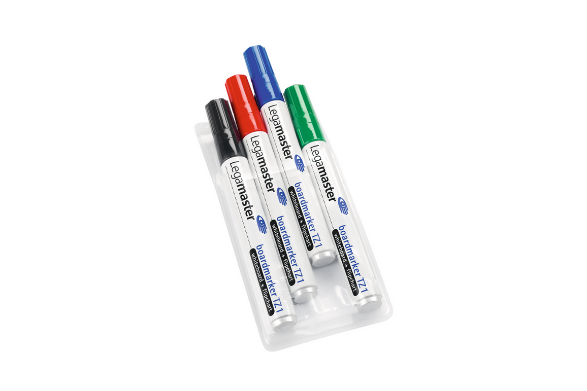 Boardmarker Legamaster TZ1 4-er Etui, Art.-Nr. TZ1-4S - Paterno B2B-Shop