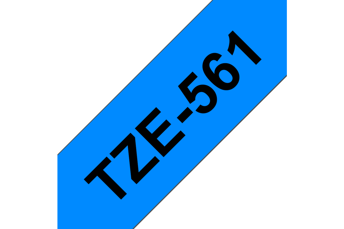 Beschriftungsband Brother 36mm schwarz auf blau, Art.-Nr. TZ561 - Paterno Shop