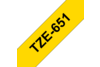 Beschriftungsband Brother 24mm schwarz auf gelb, Art.-Nr. TZ651 - Paterno Shop