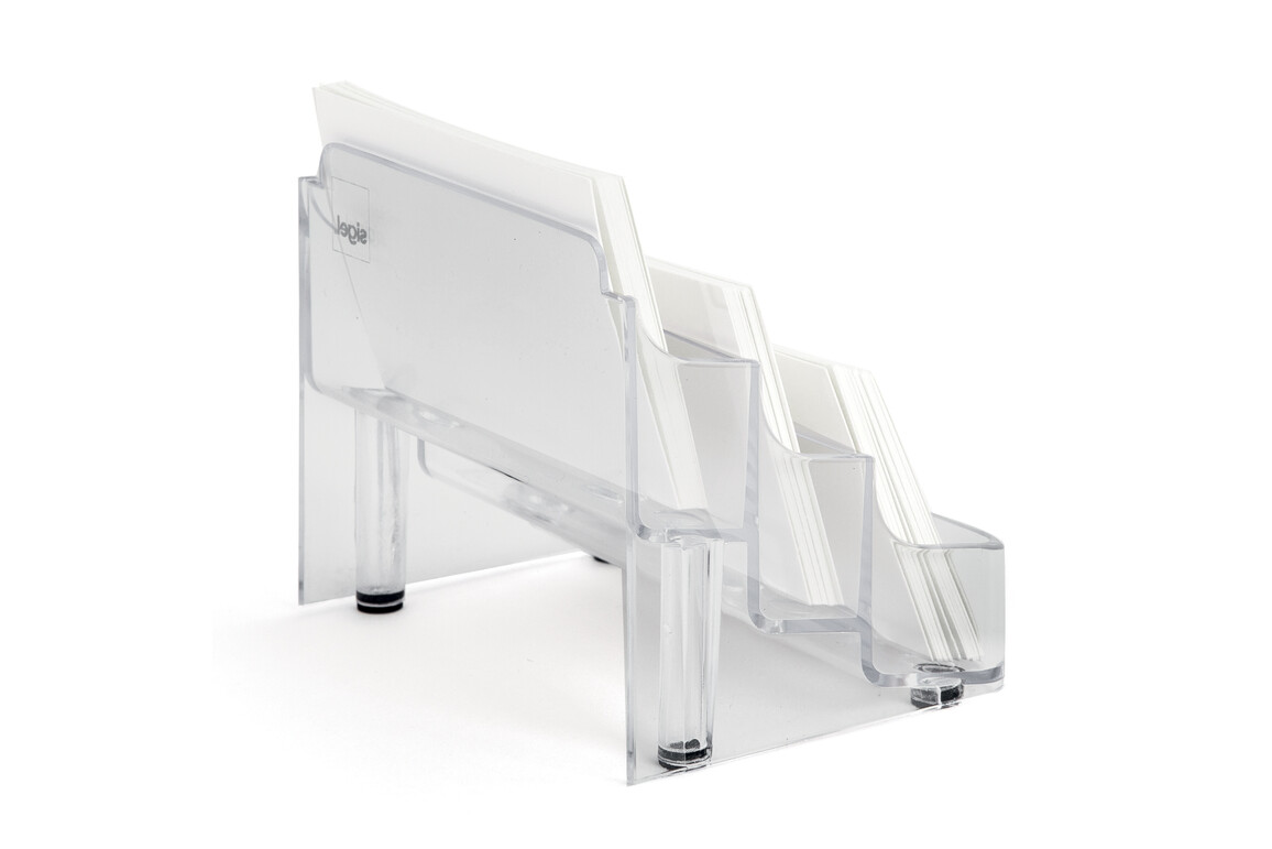 Visitenkartenspender Sigel Hartplastik glasklar, Art.-Nr. VA130 - Paterno Shop