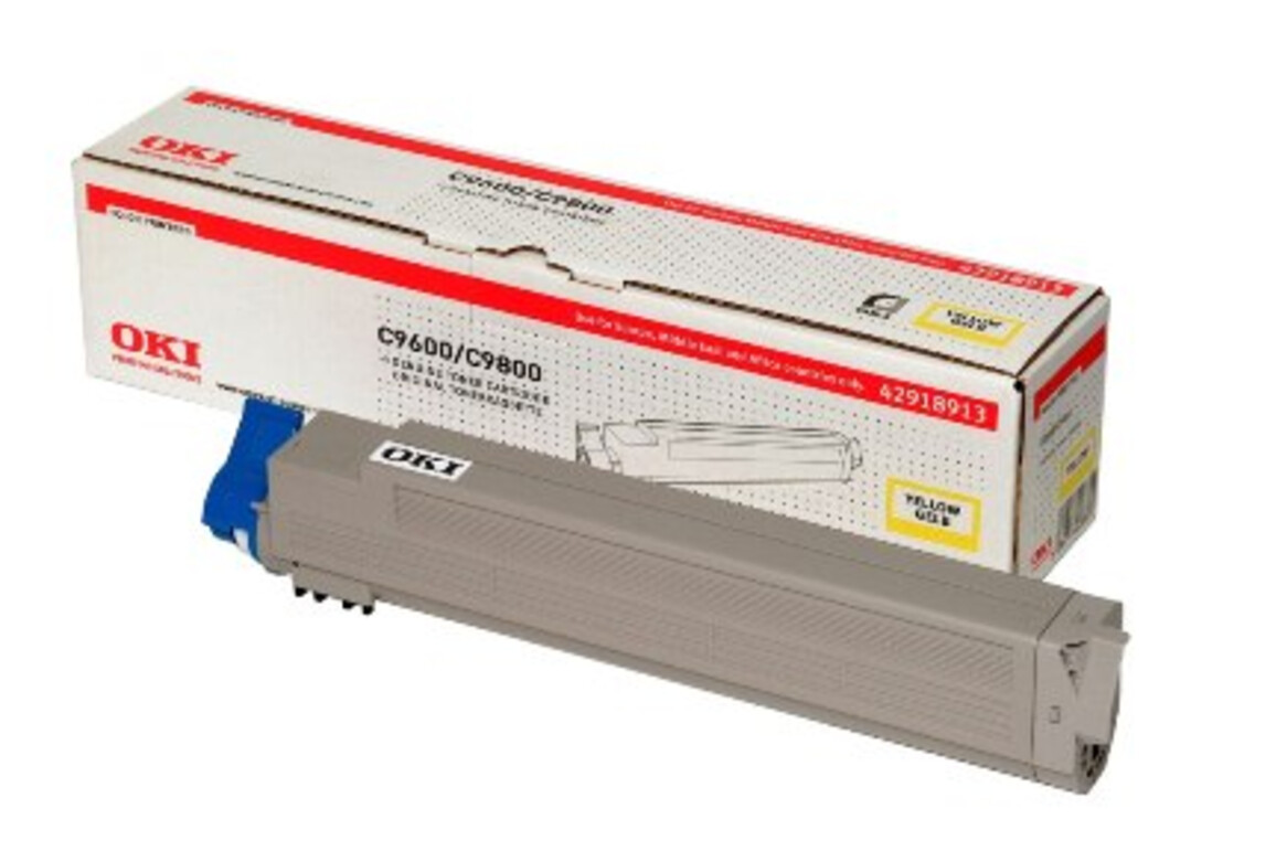 OKI Toner C9600/9800 yell., Art.-Nr. 42918913 - Paterno Shop
