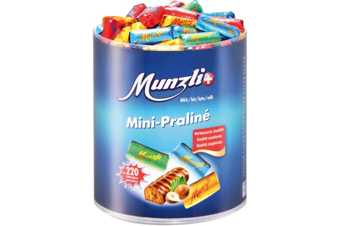 Munzli Mini-Praline mit Pralinefüllung 1 Kilo, Art.-Nr. 01240 - Paterno Shop