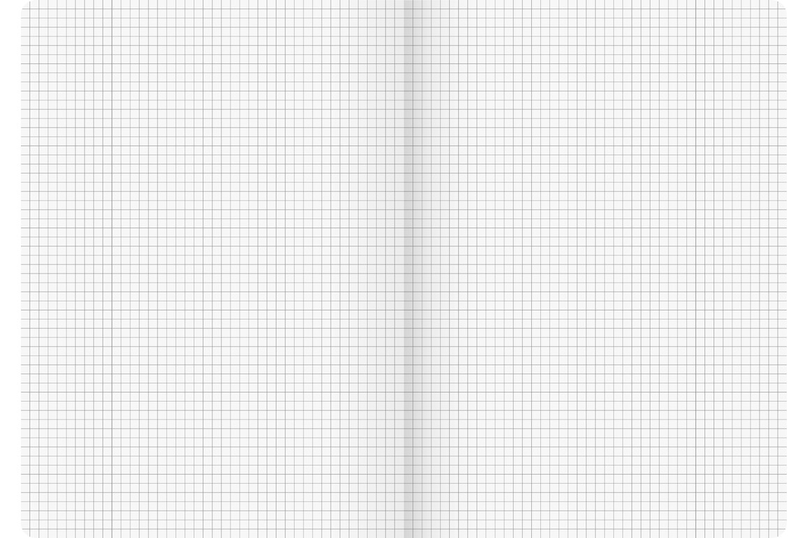 Heft Brunnen A4 40 Blatt karriert mit Rahmen, Art.-Nr. 026444-14RM - Paterno Shop