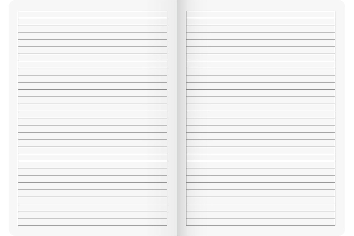 Heft Brunnen A4 40 Blatt karriert mit Rahmen, Art.-Nr. 026444-14RM - Paterno Shop