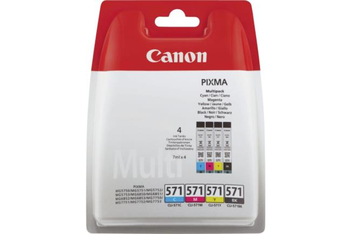 Canon Ink Multi Pack C/M/Y/BK je 7ml 1x4, Art.-Nr. 0386C005 - Paterno Shop