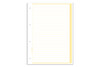 Kollegblock Format A4 80 Blatt 70g/qm 9mm  mit Rahmen farbig, Art.-Nr. 044340 - Paterno Shop