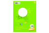 Kollegblock Format A4 80 Blatt 70g/qm 9mm  mit Rahmen farbig, Art.-Nr. 044340 - Paterno Shop