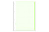 Kollegblock Format A4 80 Blatt 70g/qm 9mm  mit Rahmen farbig, Art.-Nr. 044340 - Paterno Shop