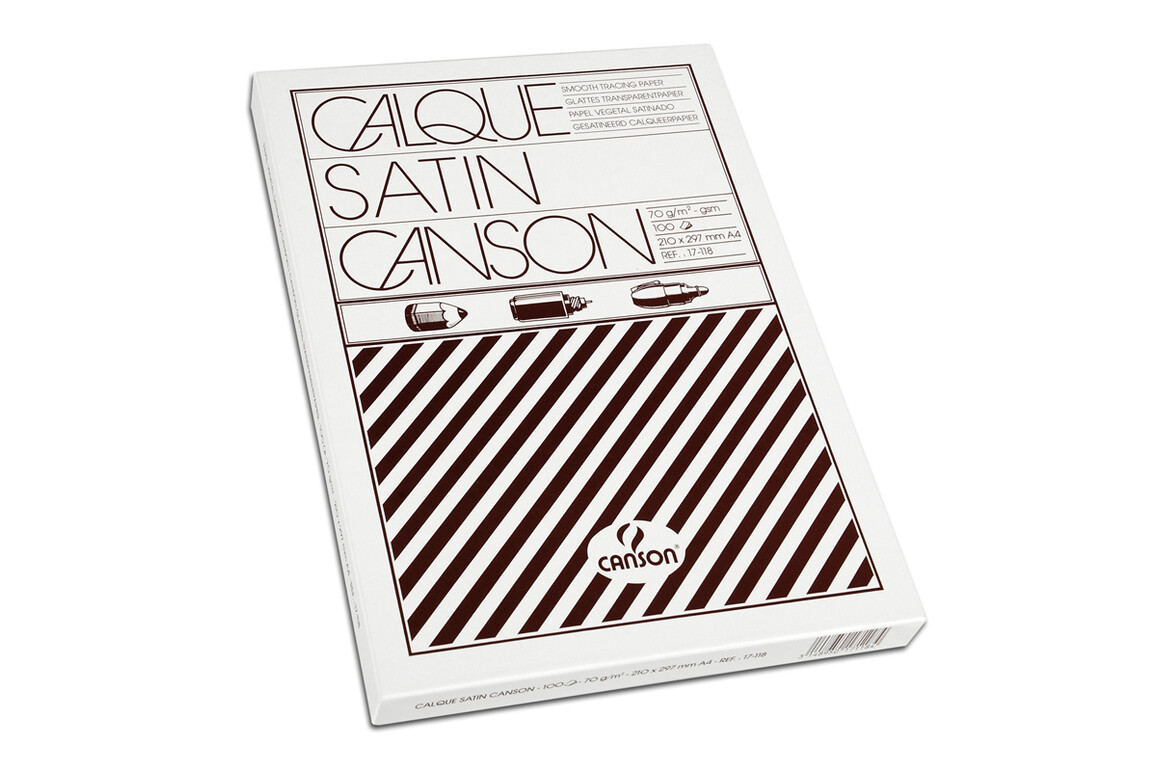 Transparentpapier Canson A4 110/115 gr, Art.-Nr. 04600 - Paterno Shop