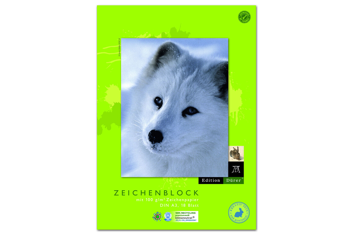 Zeichenblock A3 18 Blatt 100g/qm 4 Motive, Art.-Nr. 055432000 - Paterno Shop