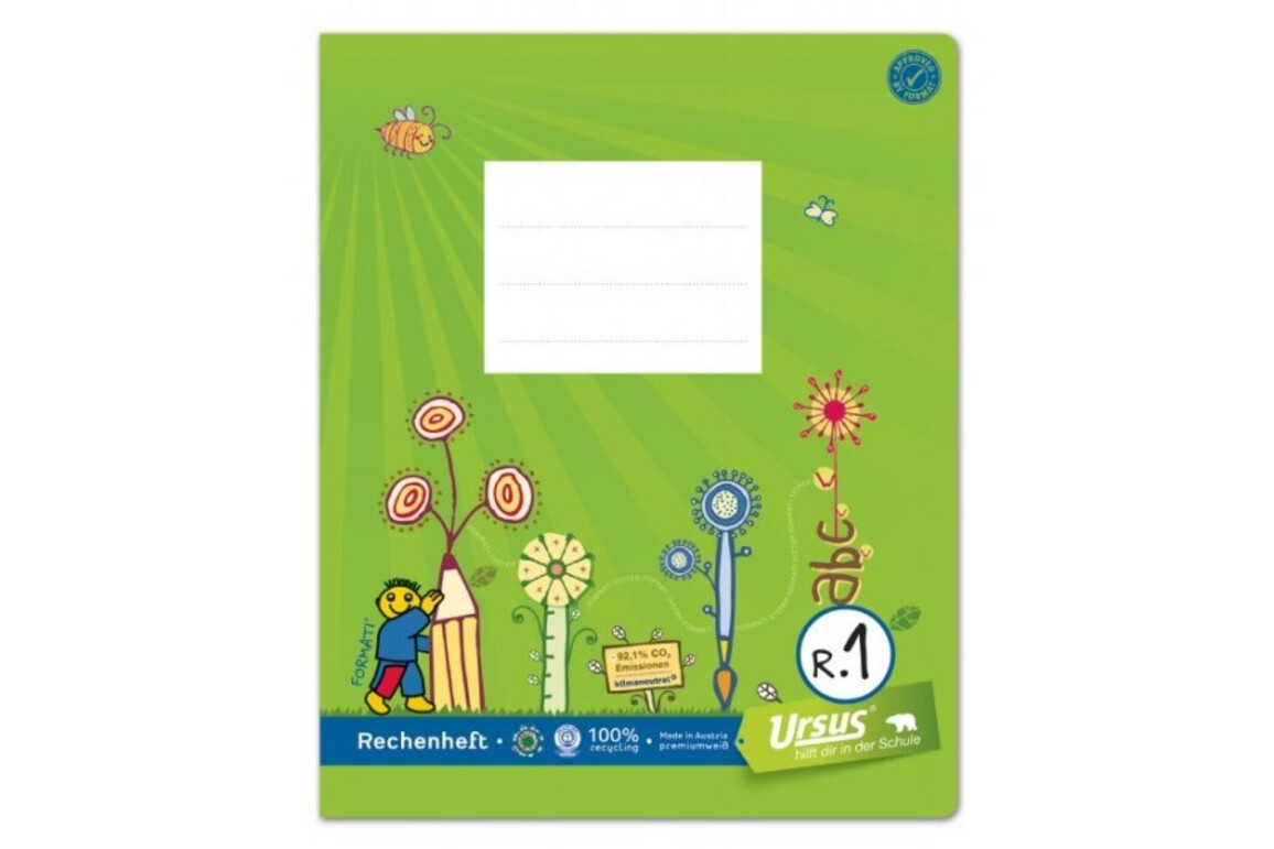 Heft Formati R1 Quart 20 Bl. kar., Art.-Nr. 060561061 - Paterno Shop