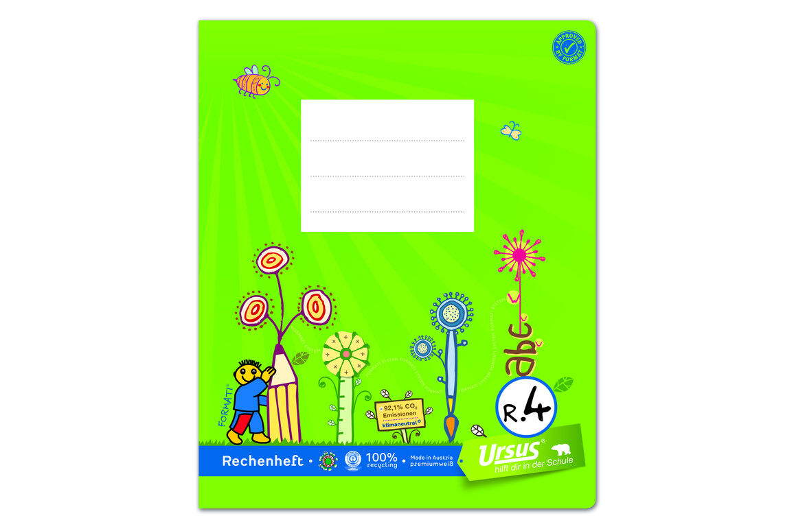 Heft Formati R4 Quart 20 Bl. kar., Art.-Nr. 060561064 - Paterno Shop