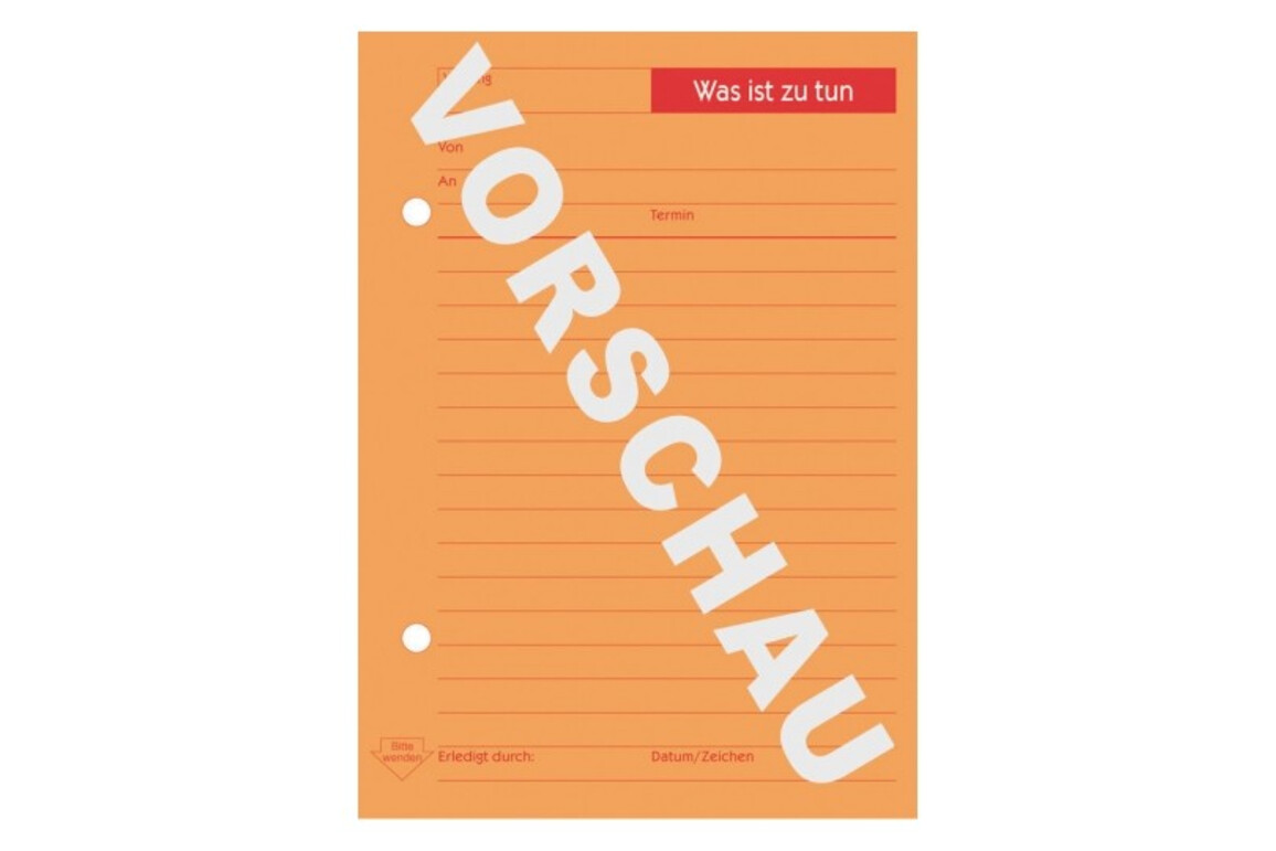 Kurznotiz DIN A6 hoch  50 Blatt, Art.-Nr. 1014ZWF - Paterno Shop