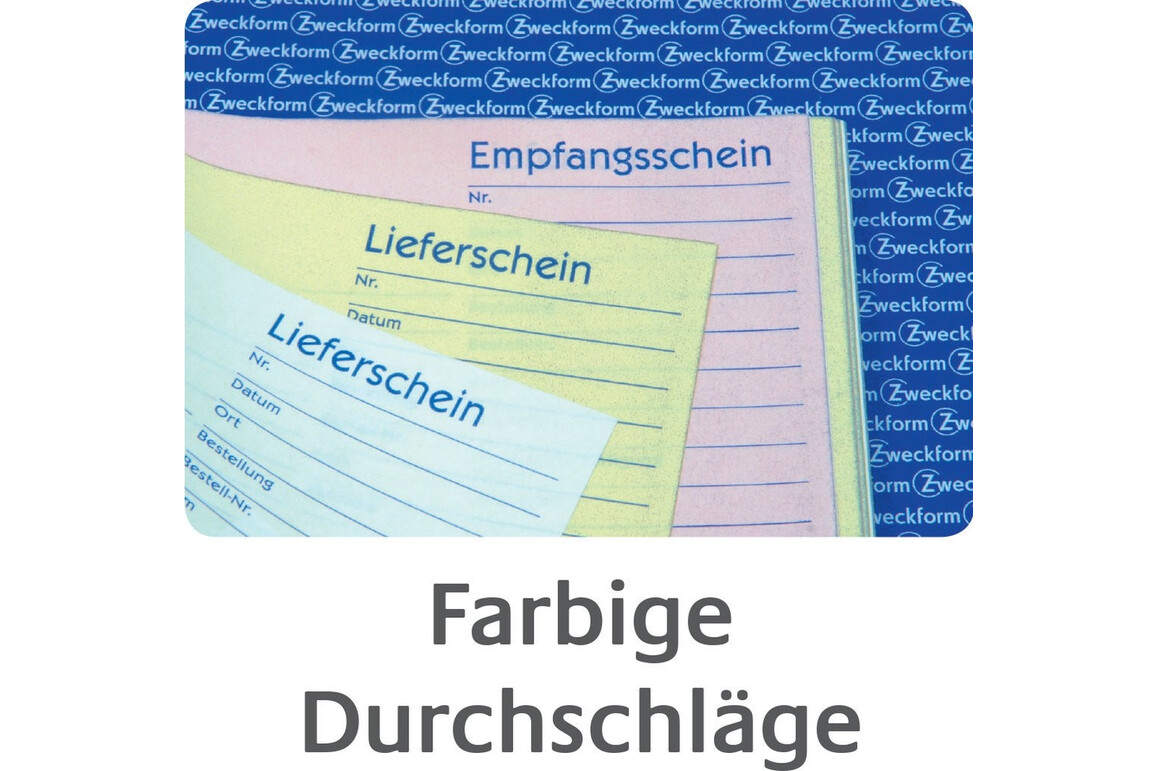 Quittung Kleinuntern. A6 SD 2x40 Blatt, Art.-Nr. 1742ZWF - Paterno Shop