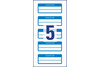 Eigentums-Etiketten ZWF VOID 50 x 20 mm, blau, Art.-Nr. 6924ZWF - Paterno Shop