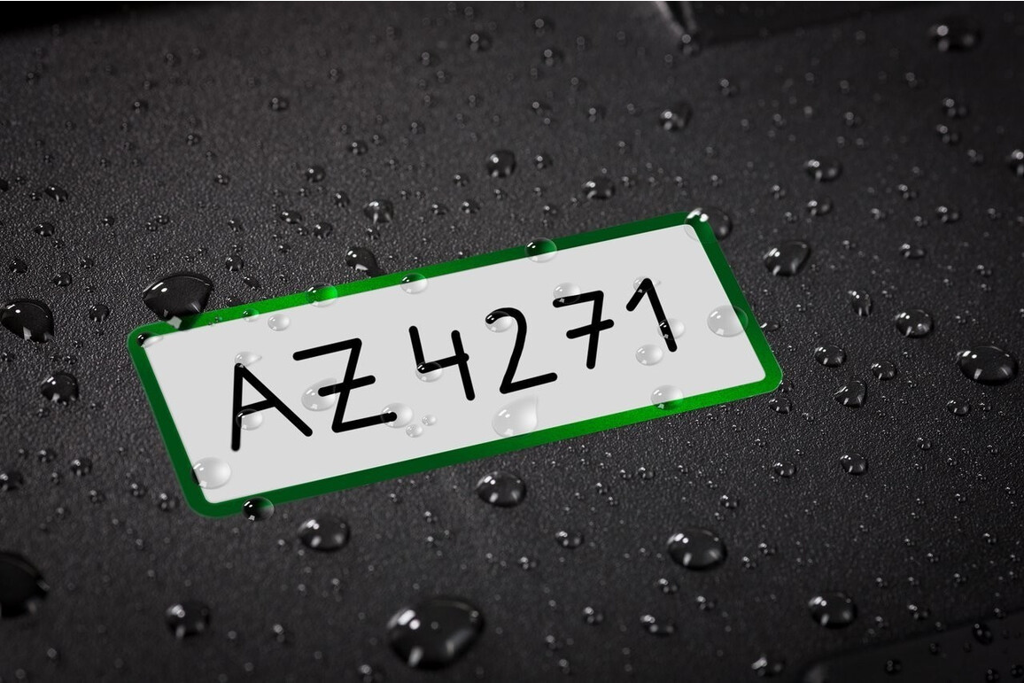 Inventar-Etiketten ZWF 50x20mm, grün, Art.-Nr. 6916ZWF - Paterno Shop