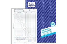 Reisekostenbuch DIN A4 hoch 50 Blatt, Art.-Nr. 741ZWF - Paterno Shop