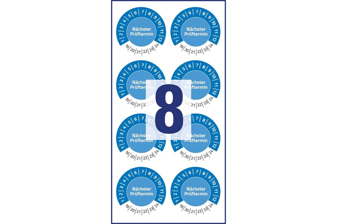 Prüfplaketten ZWF 2024  30mm,, Art.-Nr. 6988 - Paterno Shop