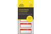 Inventar-Etiketten ZWF 50x20mm, rot, Art.-Nr. 6907ZWF - Paterno Shop
