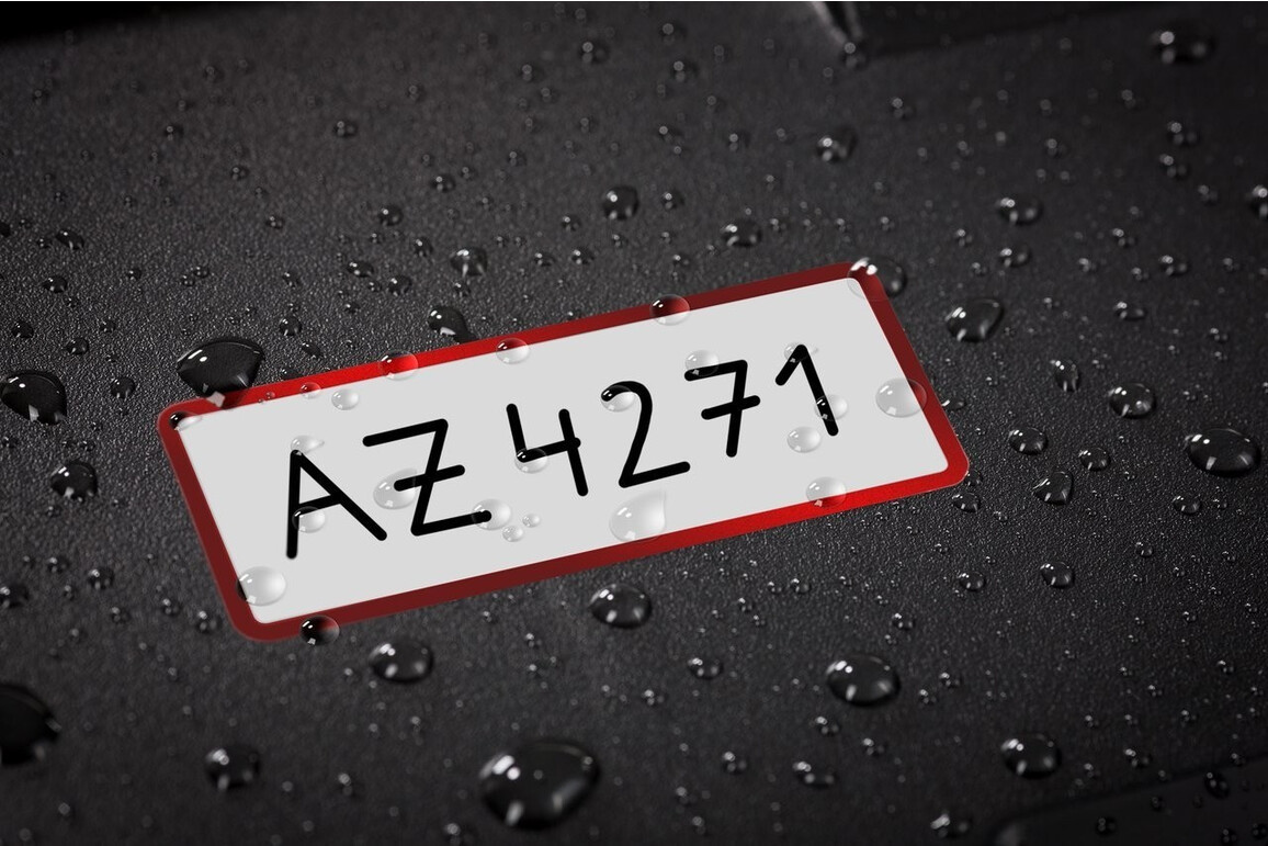 Inventar-Etiketten ZWF 50x20mm, rot, Art.-Nr. 6915ZWF - Paterno Shop