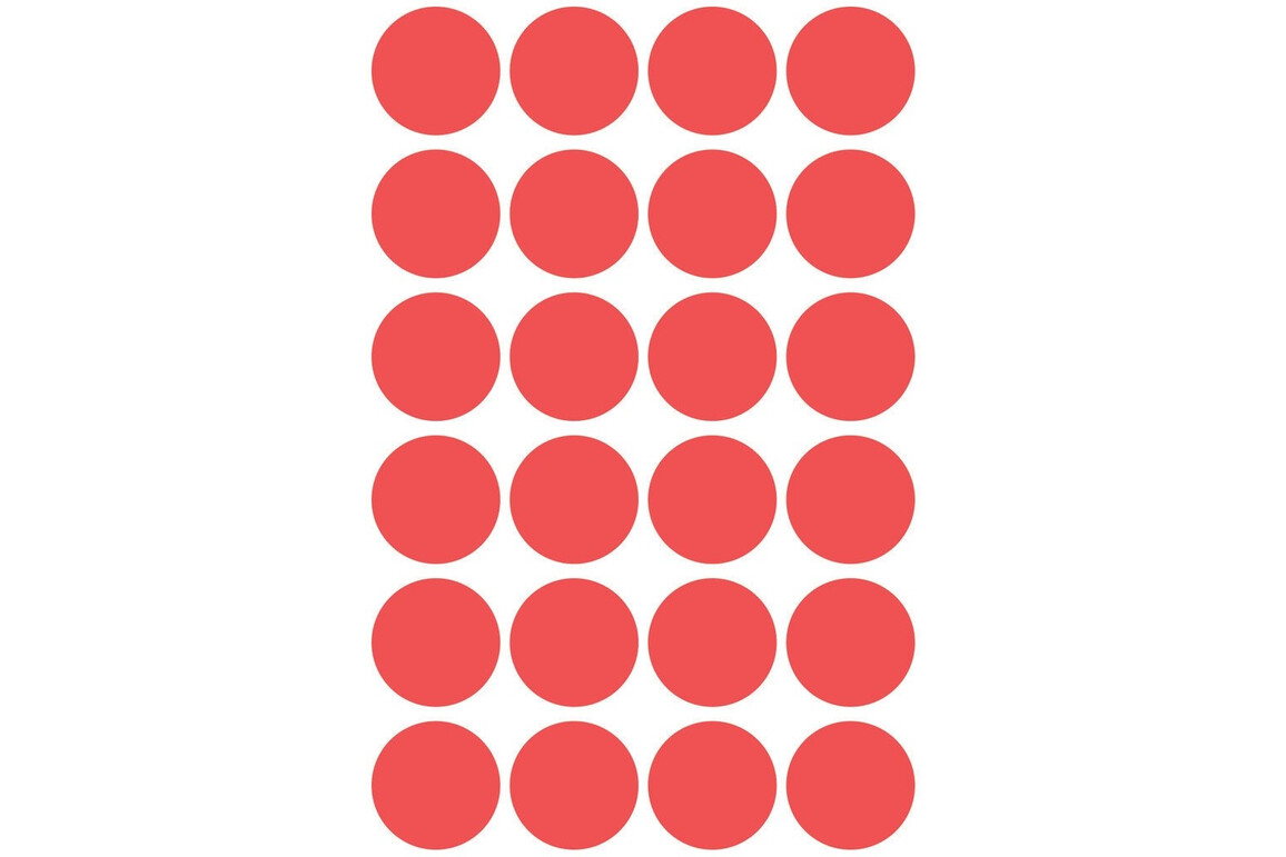 Markierungspunkte ZWF Ø 18mm, ablösb., rot, Art.-Nr. 3595ZWF - Paterno Shop