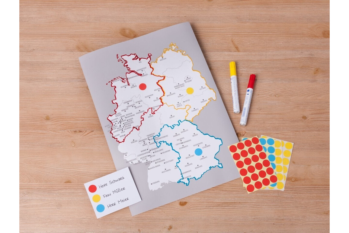 Markierungspunkte ZWF Ø 18mm, ablösb., rot, Art.-Nr. 3595ZWF - Paterno Shop