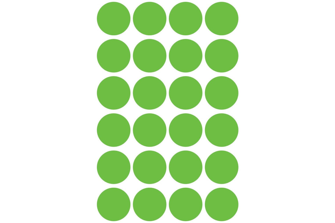 Markierungspunkte ZWF Ø 18mm, ablösb., grün, Art.-Nr. 3597ZWF - Paterno Shop