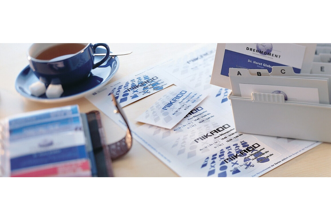 Tischkarten 110x40mm ILK 2, Art.-Nr. C32253-25 - Paterno Shop