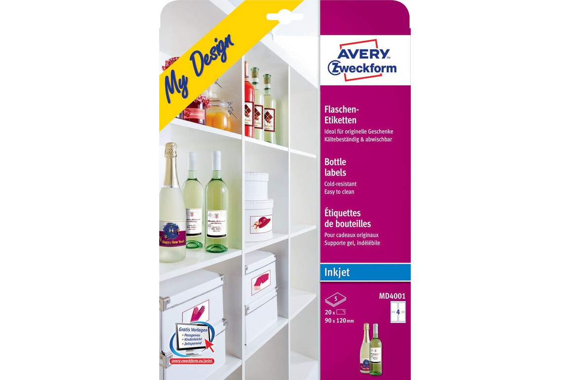 Flaschenetiketten, Art.-Nr. MD4001 - Paterno Shop