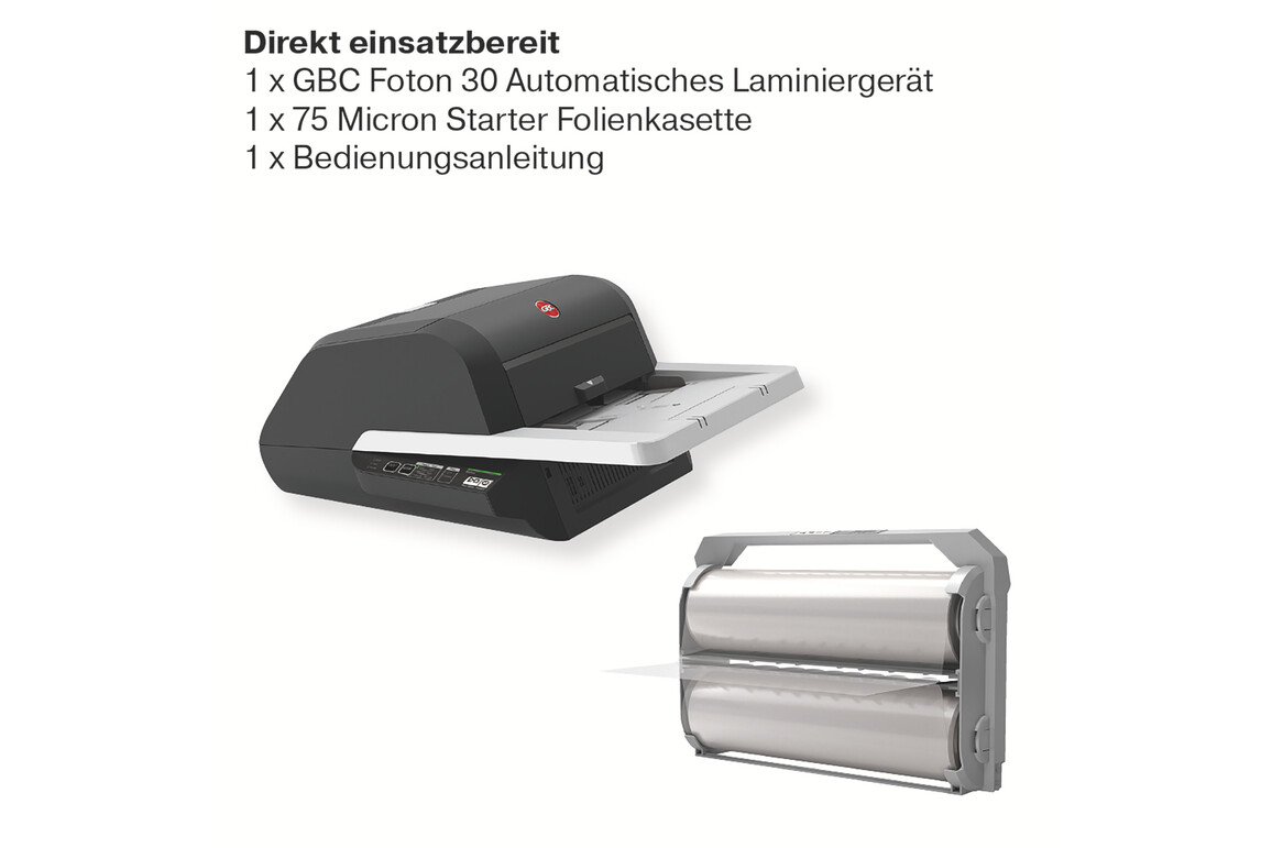 Laminiergerät GBC Foton 30 Automatisch, Art.-Nr. 4410011 - Paterno Shop