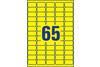 Etiketten 38,1 x 21,2 mm ablösbar gelb, Art.-Nr. L479-GE - Paterno Shop