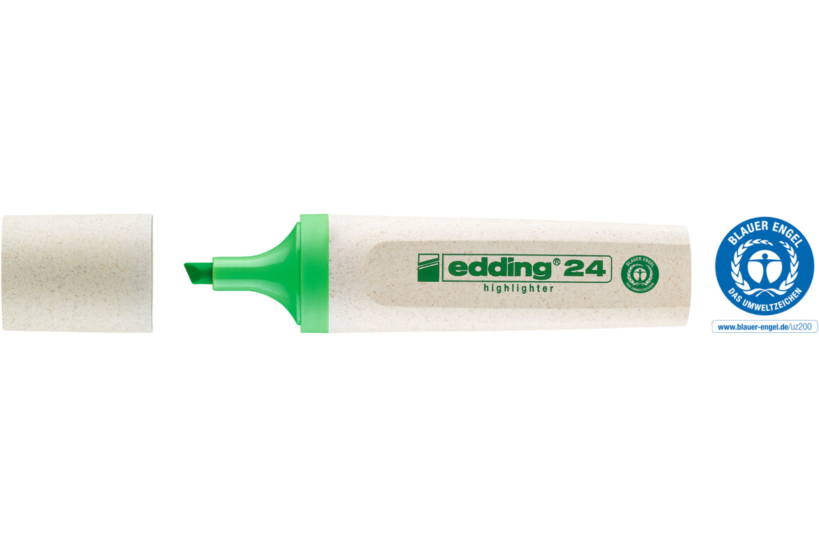 Textmarker Edding 24 EcoLine grün, Art.-Nr. 24EDDING-GN - Paterno Shop