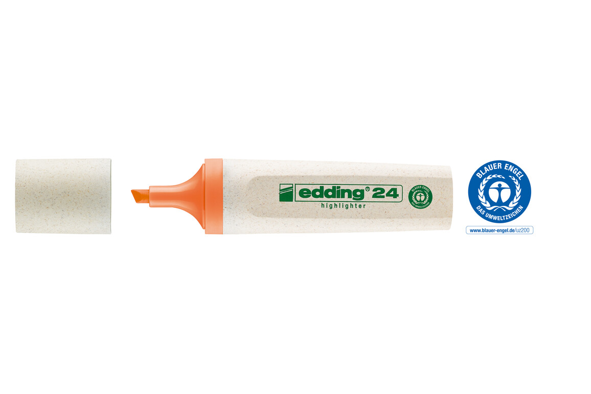 Textmarker Edding 24 EcoLine orange, Art.-Nr. 24EDDING-OR - Paterno B2B-Shop