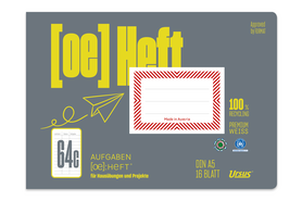 Aufgabenheft Ursus A5 quer 16 Blatt, Art.-Nr. 078516 - Paterno B2B-Shop