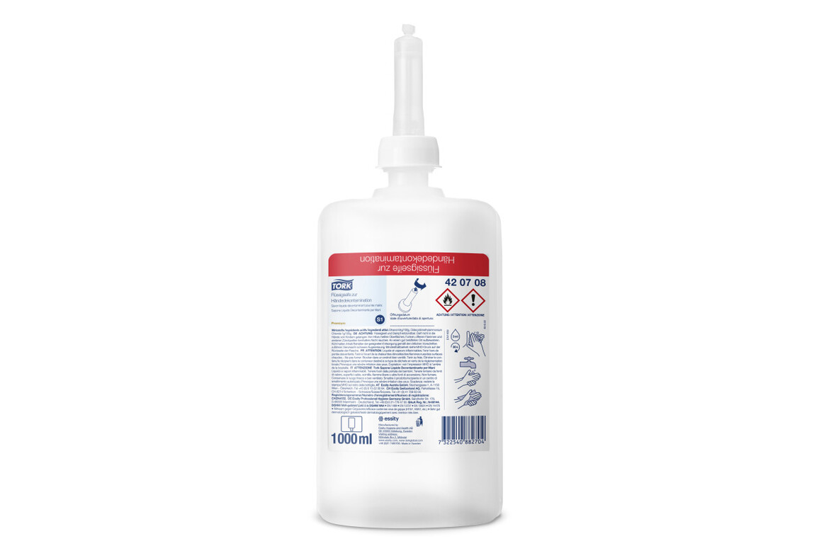 Flüssigseife Tork Händedekontamination (Biozidprodukt), Art.-Nr. 420707 - Paterno Shop