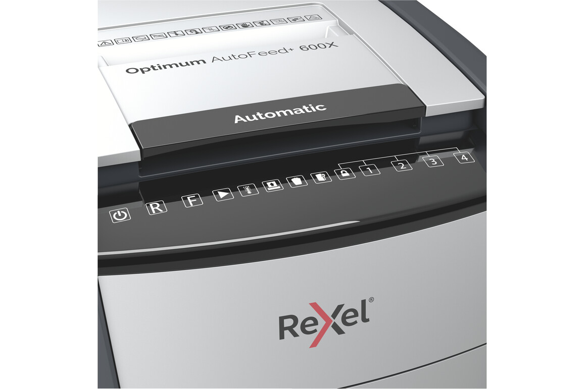 Aktenvernichter Rexel Optimum Auto+ 600X, Art.-Nr. 2103500EUA - Paterno Shop Aktenvernichter Rexel Optimum Auto+ 600X, Art.-Nr. 2103500EUA - Paterno Shop