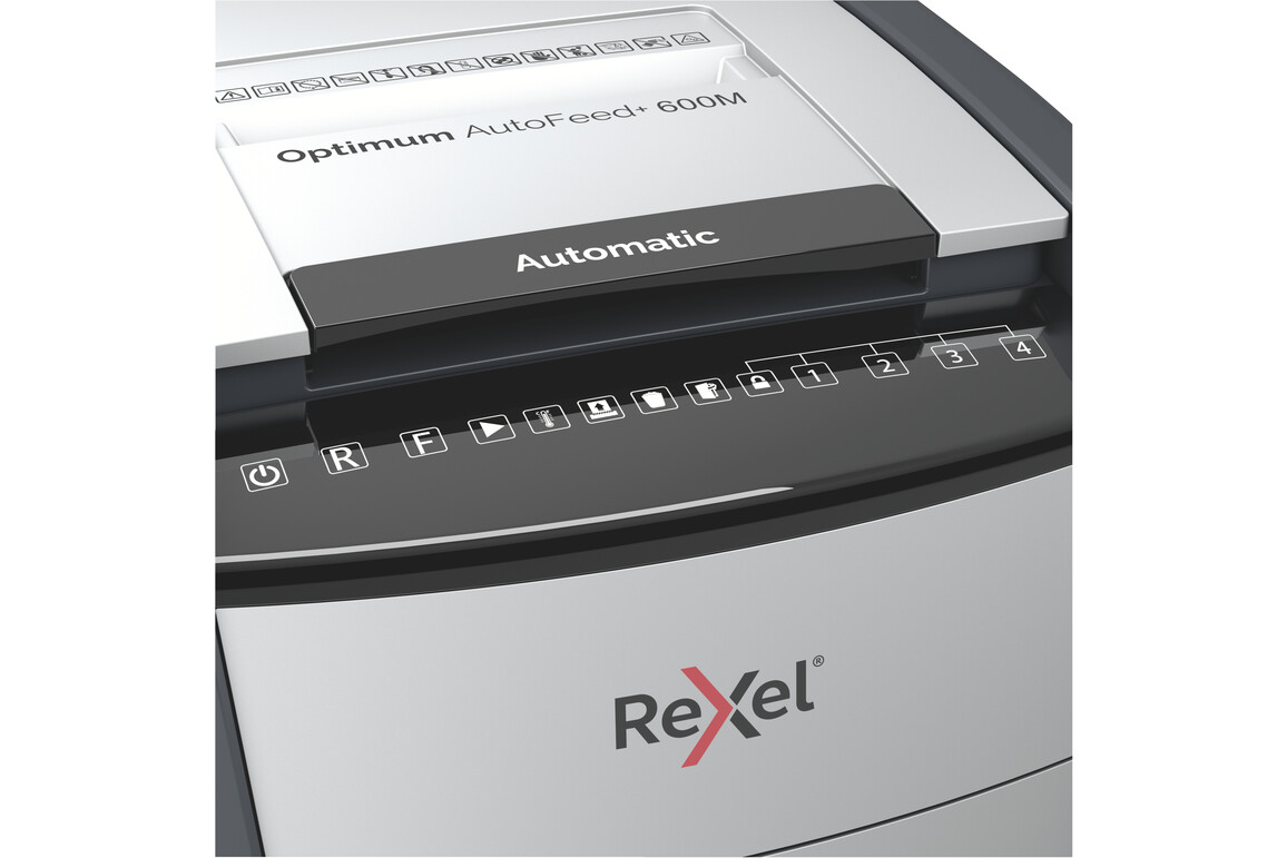 Aktenvernichter Rexel Optimum Auto 600M, Art.-Nr. 2104500EUA - Paterno Shop