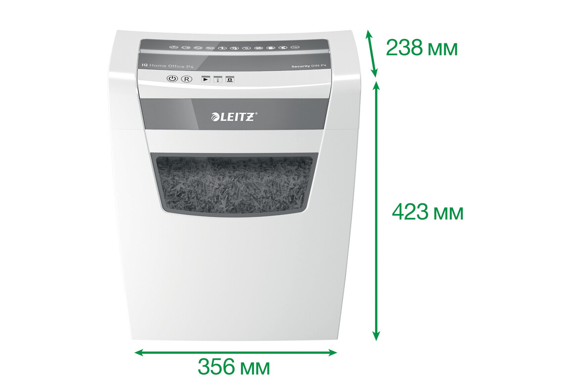 Aktenvernichter Leitz IQ Home weiß, Art.-Nr. 8009-00-00 - Paterno Shop