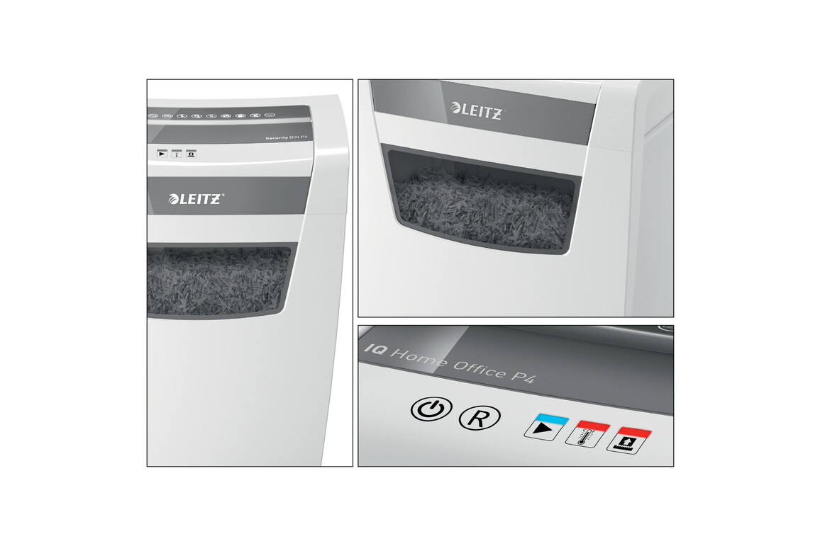 Aktenvernichter Leitz IQ Home weiß, Art.-Nr. 8009-00-00 - Paterno Shop