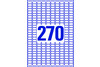 Universaletiketten ZWF 17,8 x10 mm wiederablösbar, Art.-Nr. L4730REV-25 - Paterno Shop