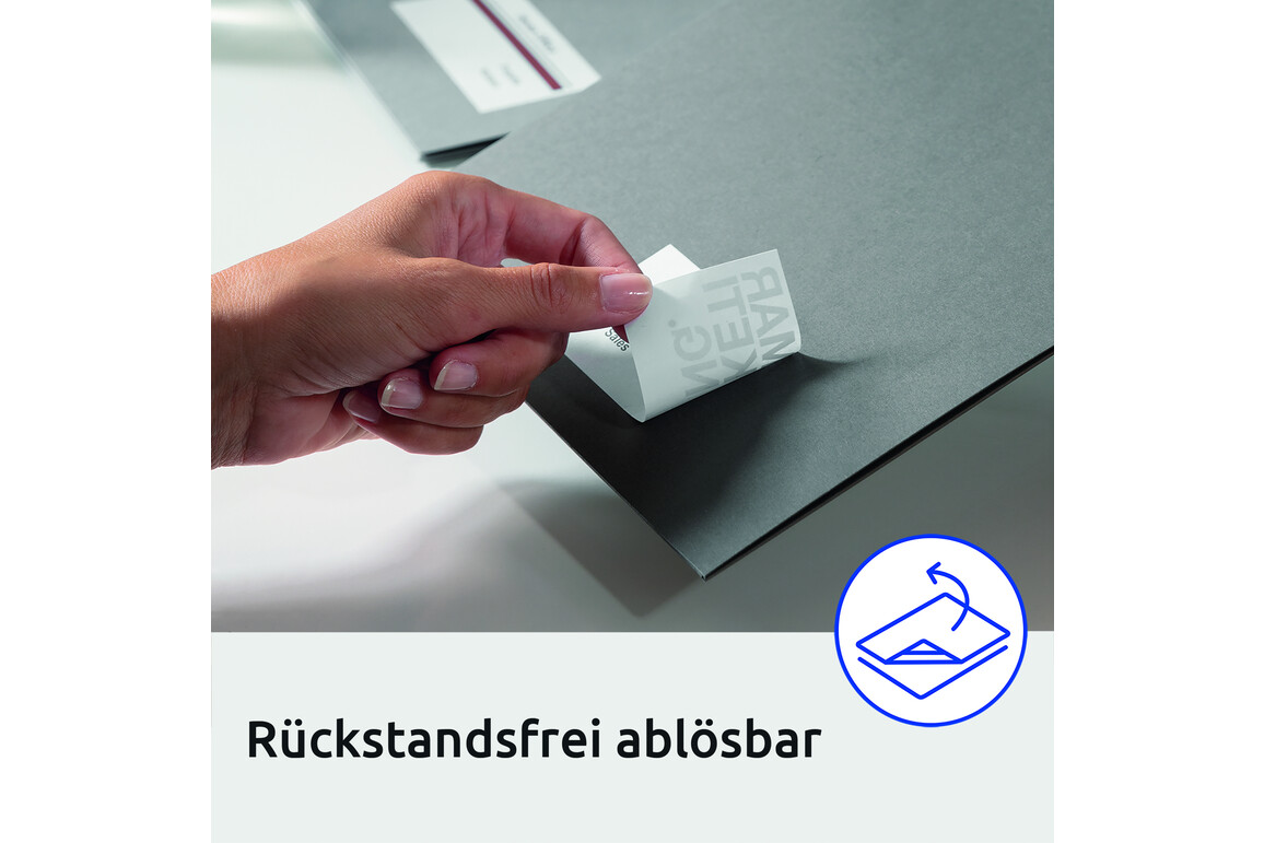Universaletiketten 210 x297 mm wiederablösbar, Art.-Nr. L4735REV-100 - Paterno Shop
