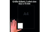 Adress-Etiketten ZWF Laser 63,5 x 7 2mm weiss, Art.-Nr. L7164-100 - Paterno Shop