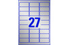 Etiketten ZWF Typenschild 63,5 x 29,6 mm silber, Art.-Nr. L6011-20 - Paterno Shop