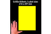 Etiketten ZWF 210x297 mm Wetterfest gelb, Art.-Nr. L6111-20 - Paterno Shop