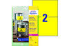 Etiketten ZWF 210x148mm gelb wetterfest, Art.-Nr. L6130-20 - Paterno Shop