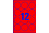 Etikett Neon 63,5mm rot, Art.-Nr. L7670R-25 - Paterno Shop